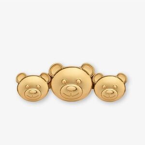 MOSCHINO Brooch Teddy Bear Trio